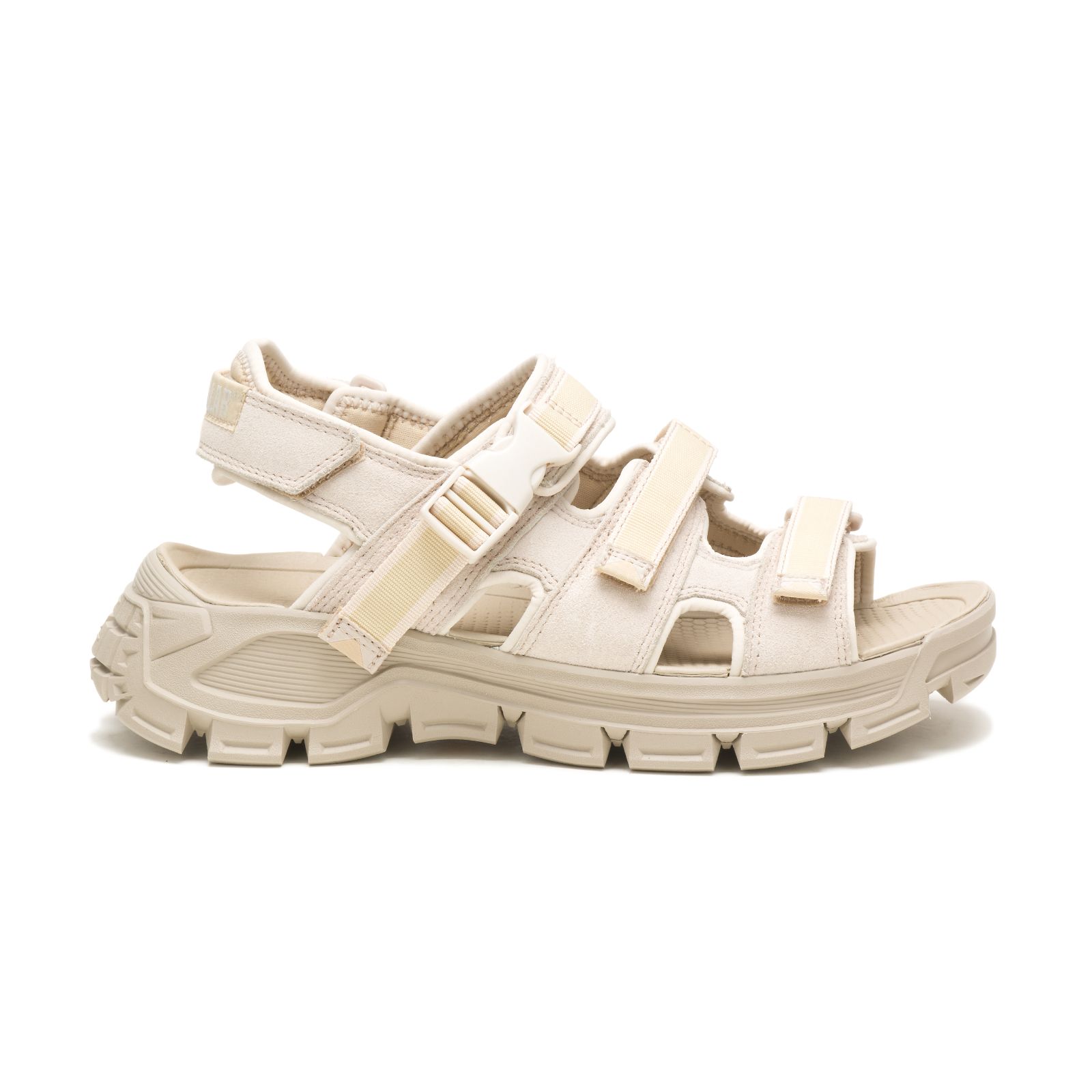 Caterpillar Shoes Online - Caterpillar Progressor Buckle Mens Sandals Beige (801246-GXB)